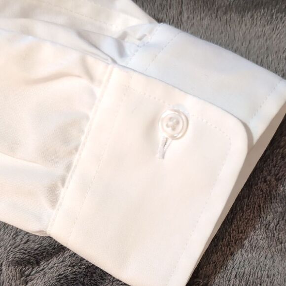 Lands' End White Long Sleeve Blouse Ladies Size 6 - Picture 4 of 11